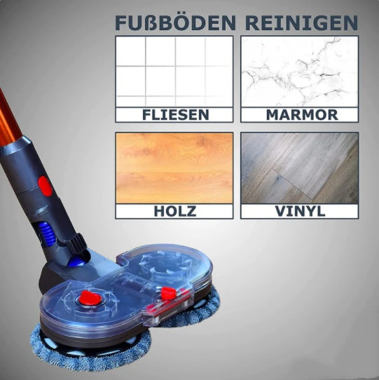 Wet And Dry Electric Mop Brush Head Accessories