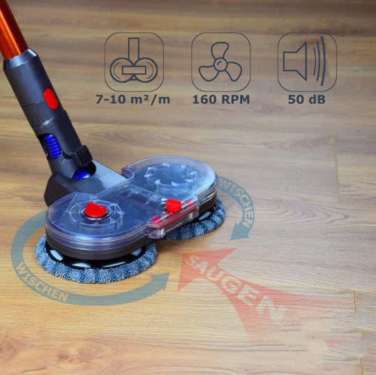 Wet And Dry Electric Mop Brush Head Accessories