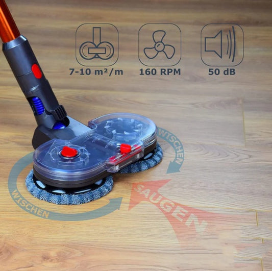 Wet And Dry Electric Mop Brush Head Accessories